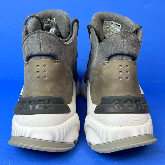 SOREL Kinetic Waterproof Caribou Winter Snow Boot Sneaker Gray Women's Size 10.5 - Picture 3 of 12